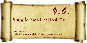 Vagyóczki Olivér névjegykártya